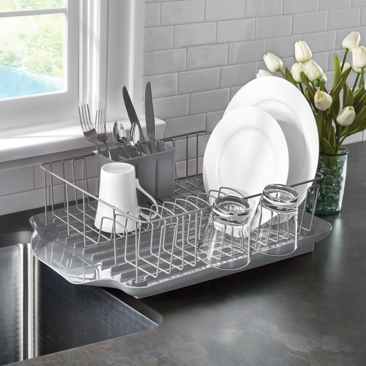 Farberware 3-Piece Rust Resistant Dish Rack
